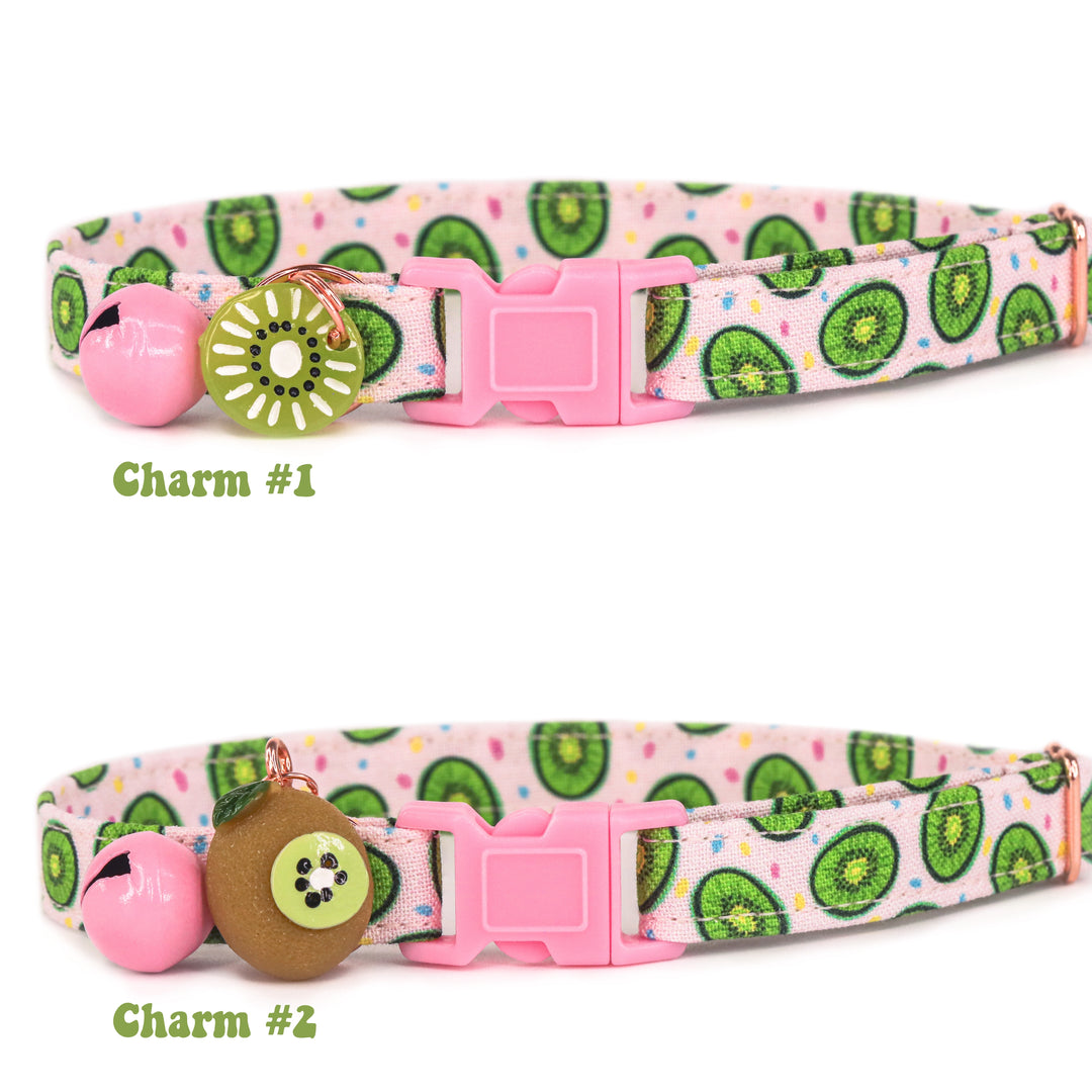 Tooti Fruity - Light Pink Kiwi Cat Collar