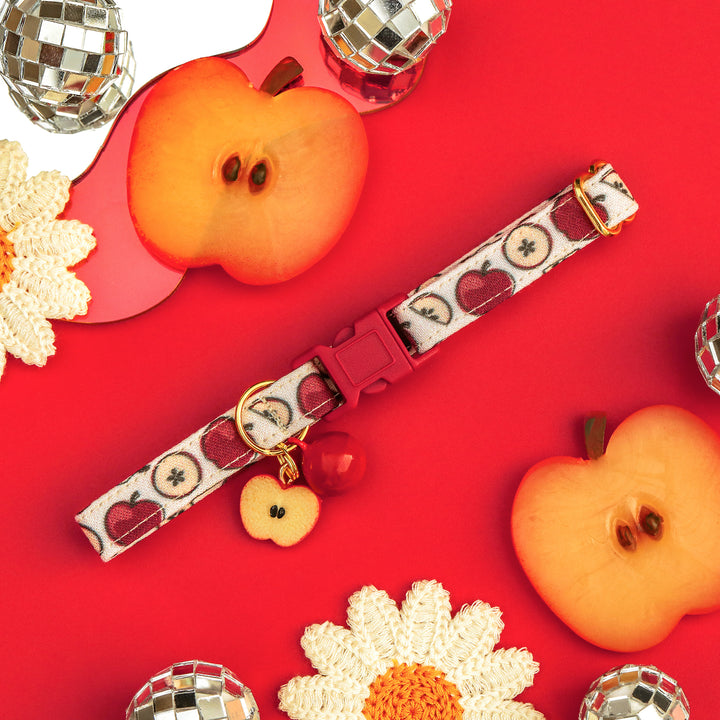 Apple of My Eye - Apple Cat Collar
