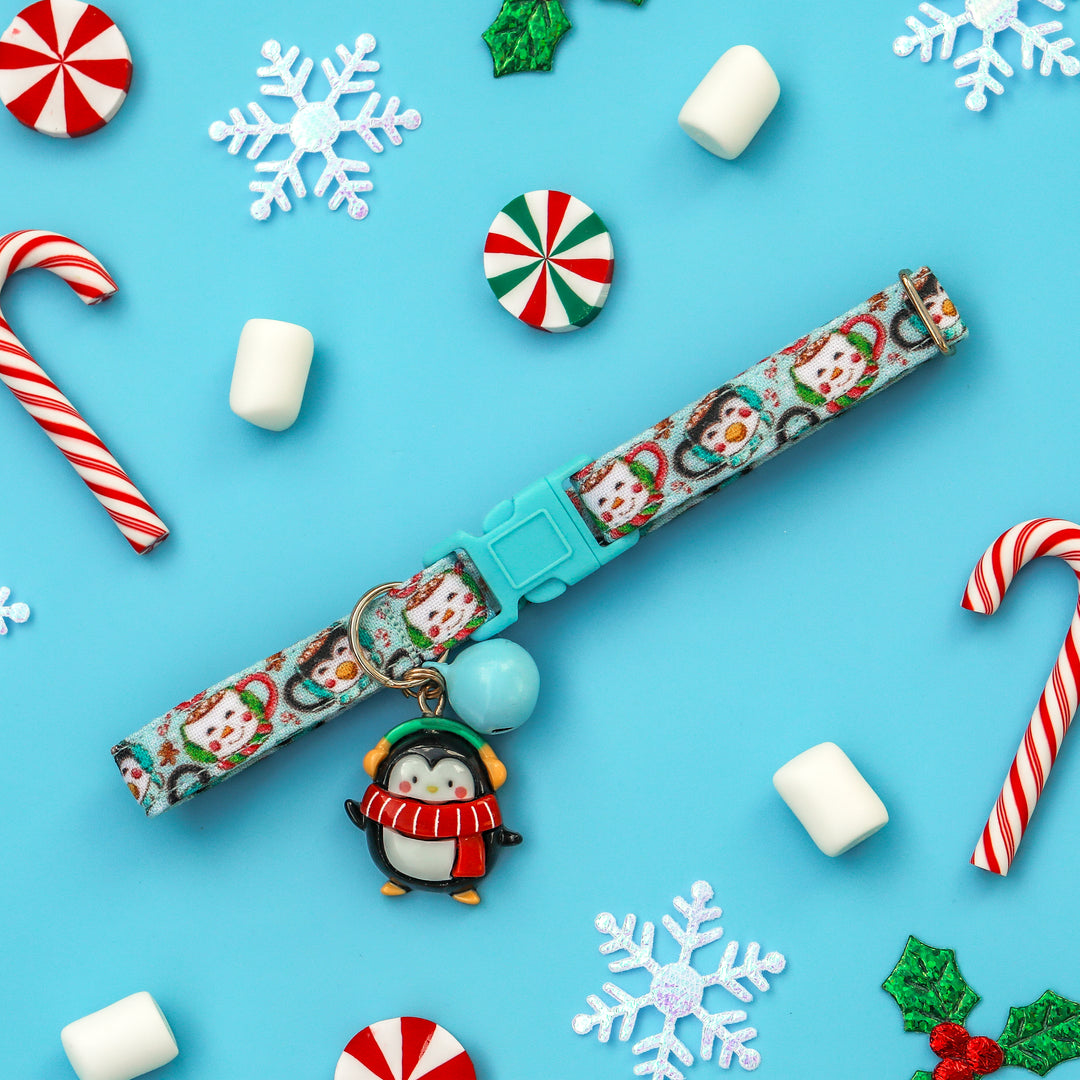 Making Me Melt - Winter Hot Cocoa Cat Collar