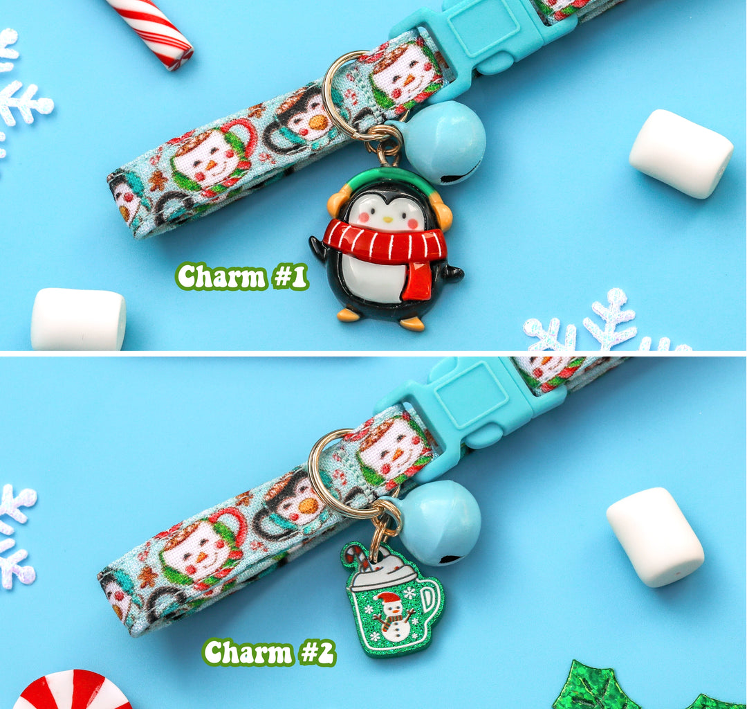 Making Me Melt - Winter Hot Cocoa Cat Collar
