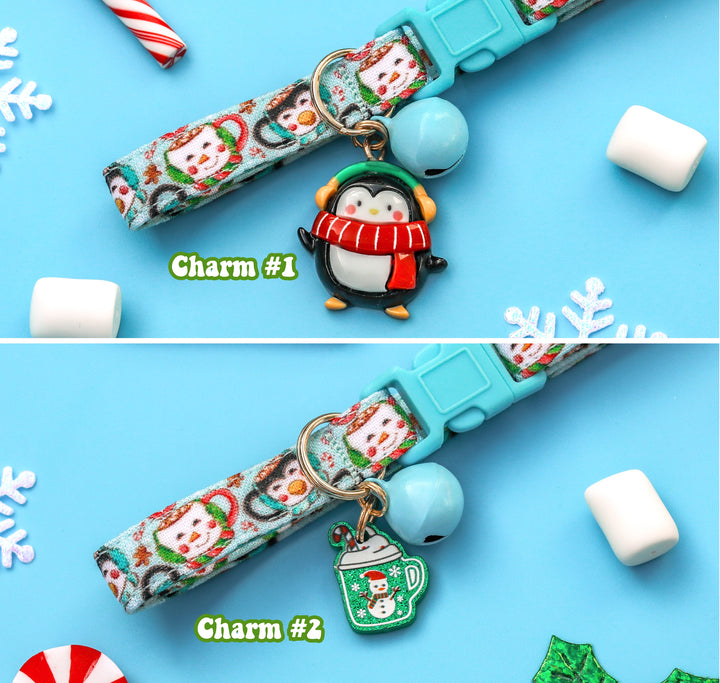 Making Me Melt - Winter Hot Cocoa Cat Collar
