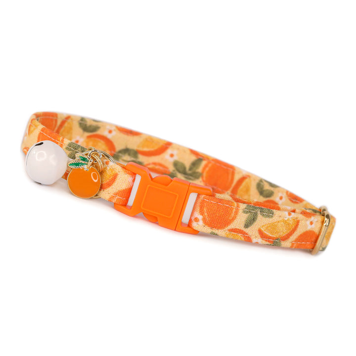 Keep Your Eyes Peeled - Orange Slice Cat Collar